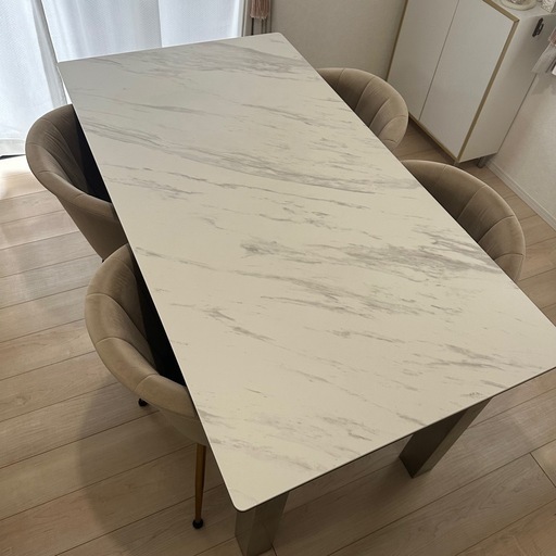 ダイニングテーブル セラミック 150cm幅