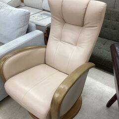 参考上代約15万💖Karimoku/カリモク💖1人用リクライナーソファ💖TWO-ONESTYLE限定💖J-セディア💖牛革💖2567の画像