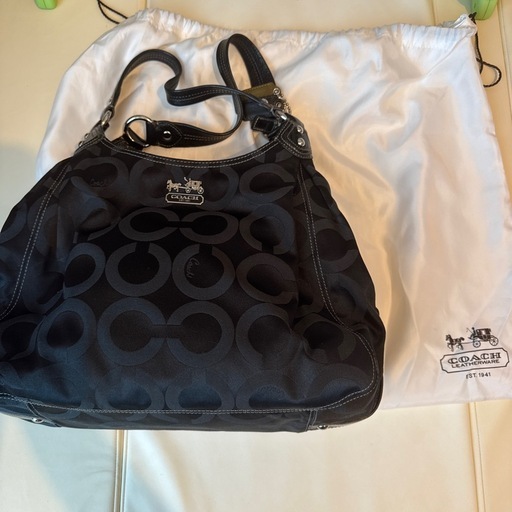 【値下げ】coach ハンドバッグ　袋付き 