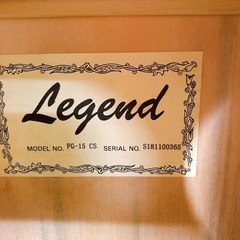 【売約済】アコースティックギター Legend by Aria アコギ ギター ケースなしの画像
