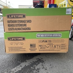 新品未開封 コストコ LIFETIME (ライフタイム) 屋外用大型物置/収納シェッドの画像