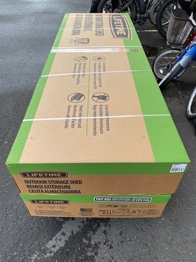 新品未開封 コストコ LIFETIME (ライフタイム) 屋外用大型物置/収納シェッド