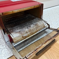 4枚焼き赤のオーブントースタ(無料/未洗浄/タイガー)の画像