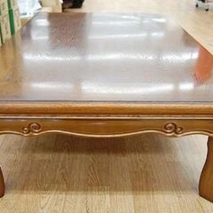 ② 折りたたみ 座卓 幅120×奥行75×高さ32.5cm ローテーブル センターテーブル 折り畳み 木製 札幌市 清田区 平岡の画像