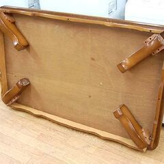 ② 折りたたみ 座卓 幅120×奥行75×高さ32.5cm ローテーブル センターテーブル 折り畳み 木製 札幌市 清田区 平岡の画像
