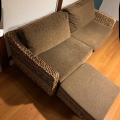 ソファ　オットマンセット 月末まで
の画像