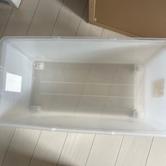 収納ケース 衣装ケース　フタなしの画像