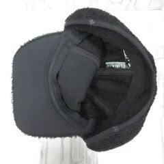 ( M-967 )mont-bell CLIMA AIR モンベル 耳当て付ボアキャップ ブラック Mサイズ ５６～５８ｃｍ 中古の画像
