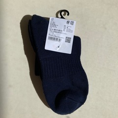 UNIQLO  ハーフソックス　ネイビーの画像