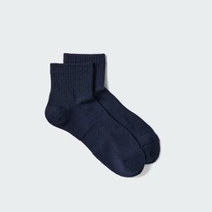 UNIQLO  ハーフソックス　ネイビーの画像