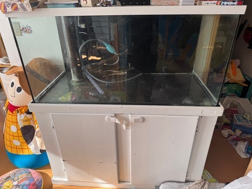 水槽　120+60 オーバーフロー　アロワナ