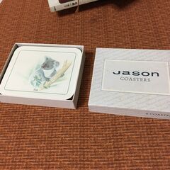 【未使用品】6 COASTERS コースター JASON アニマル コアラ ニュージーランド ヴィンテージの画像
