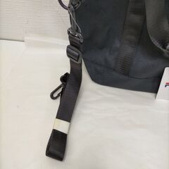  【新品未使用】FILA 　フィラ トートバッグ  黒  ショルダーバッグ　  ブラック 黒 ロゴ入り ショルダー兼用 新品タグ付き 通勤 通学 部活 ジム 　251017-7Yの画像