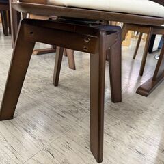 J3094　【リユースのサカイ柏店】　NITORI ニトリ　ダイニングテーブルセット　椅子4脚付　GK120 　参考価格　テーブル19,990円　椅子4脚3,4000円　合計参考価格：53,990円　の画像