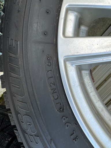 【譲渡完了】BRIDGESTONE BLIZZAK REVO GZ 175/65R14 wedsアルミホイール付
