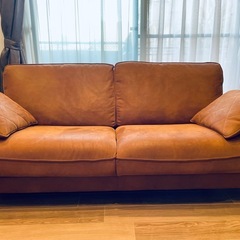 CRASH GATE （クラッシュゲート）コロンバス　Columbus 3人掛けスモールソファ　（レザーテックス）　の画像