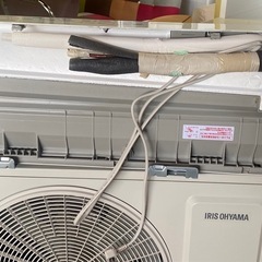 & ルームエアコン　IRIS OHYAMA アイリスオーヤマ　IAF-3605GF 冷房3.6kW/暖房4.2kW兼用　主に12畳用　100V リモコンあり　2021年製　動作品の画像