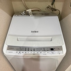 【受け渡し者決定】8kg 洗濯機 日立ビートウォッシュ の画像