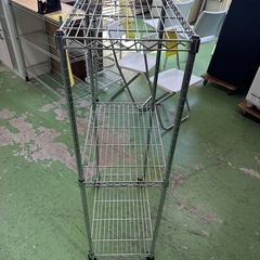 【ドリーム川西店御来店限定】☆ジモティー見たよ♪割引☆3段メタルラック／クリーニング済み【2125560000032079】の画像