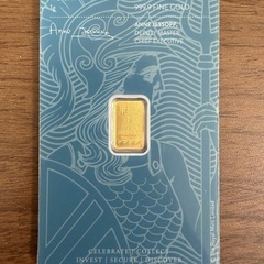 【英国王室造幣局製】Royal Mint 1g ゴールドバー 純金 24金（999.9）の画像