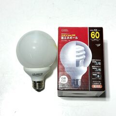店頭引き渡し 未使用長期保管品 OHM 電球型蛍光ランプ  スパイラルG形 省エネボール EFG15EL の画像