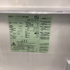 【安心！6ヶ月間の保証付き！】AQUA 2ドア冷蔵庫入荷しました！の画像