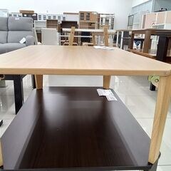 ★リユースのサカイ日立店★HJ8050 NITORI 折りたたみテーブル ライトブラウン H32×D60×W90 クリーニング済み の画像