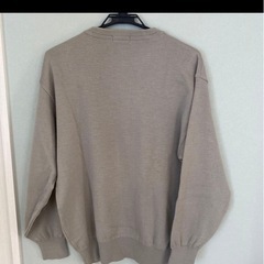 Monsieur Grecco グレー クルーネックセーターの画像