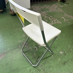 【ドリーム川西店御来店限定】☆ジモティー見たよ♪割引☆IKEA 折りたたみチェア　GUNDE／クリーニング済み【2125560000032084】の画像