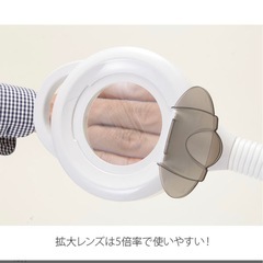拡大レンズ付スタンドライト
の画像