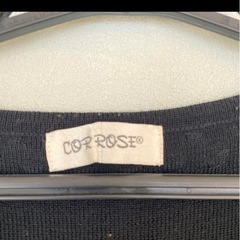 COR ROSI 黒刺繍ニットベストの画像