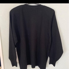 LADIES KNIT ブラック カーディガン 長袖の画像
