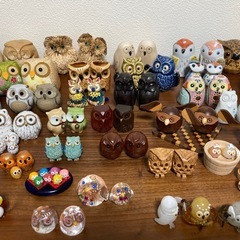 フクロウ置物　まとめ売りの画像