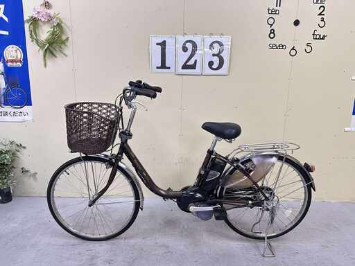 123整備済新基準パナソニック電動アシスト自転車24インチ中古車