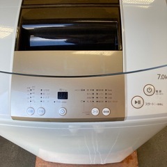 洗濯機　ハイアール　7キロ　2017年製の画像