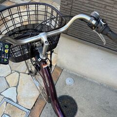 🌈現行バッテリー！8.7Ah　ヤマハ　パスナチュラ　24インチ　 電動自転車　電動アシスト自転車　10177の画像