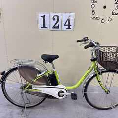 124整備済新基準パナソニック電動アシスト自転車26インチ中古車の画像
