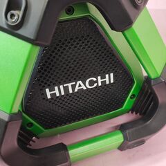 【中古】日立　コードレスラジオ付きテレビ　14.4V,18V　UR18DSML(NN)　バッテリ充電器別売り、ロッドアンテナ折れ有り、外部アンテナ、リモコン、電源アダプタ付属あり【ハンズクラフト熊本けやき通り店】【店頭取引限定】の画像