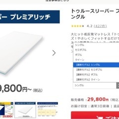 トゥルースリーパー　プレミアリッチ　最新モデル【セミダブル】の画像