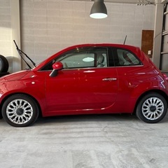 フィアット500  ツインエア　ラウンジ(全塗装済み)車検込みの画像