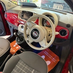 フィアット500  ツインエア　ラウンジ(全塗装済み)車検込みの画像