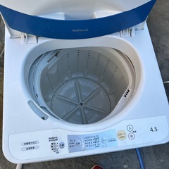 ナショナル 洗濯機 中古 キレイに掃除しました NA-F45M9の画像