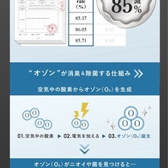 【定価約10000円/新品未使用】ゴミ箱 45リットル おしゃれ 自動開閉 ふた付き 自動 消臭 自動ゴミ箱 分解 除菌 オゾン ステンレス 50リットルの画像