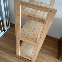木製の棚【高さ83 縦30 横42.5】の画像