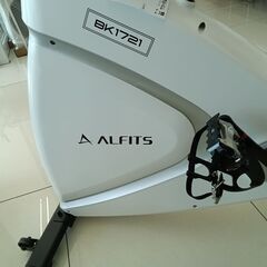 ★リユースのサカイ日立店★HJ8052 ALINCO エアロバイク ホワイト H123.5×D120×W53 クリーニング済み の画像