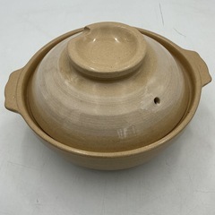 陶器製 一人用土鍋 萩焼湯呑みセットの画像