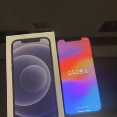 iPhone12SIMフリーブラック64GBの画像