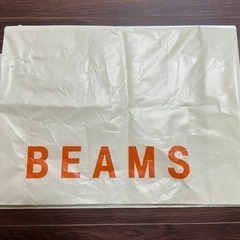 BEAMS HEART フード付きスタジアムブルゾン L ブラック/グレーの画像