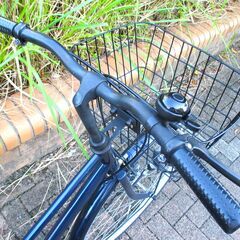 中古自転車 ママチャリ 自転車 27インチ ネイビー 通勤 通学 近所のお出掛けなどにの画像