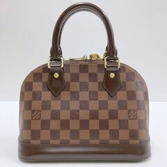 NR32　ok07084tm【LOUIS VUITTON】アルマBB　ダミエエベヌ N40606の画像